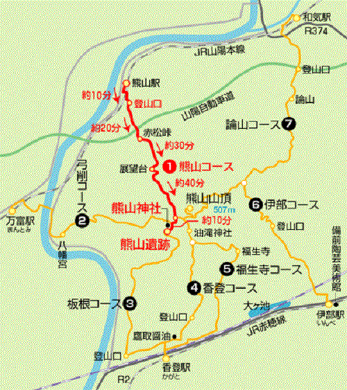 kumayama map