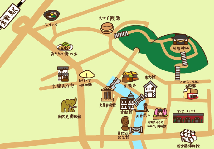 kurashiki map 1